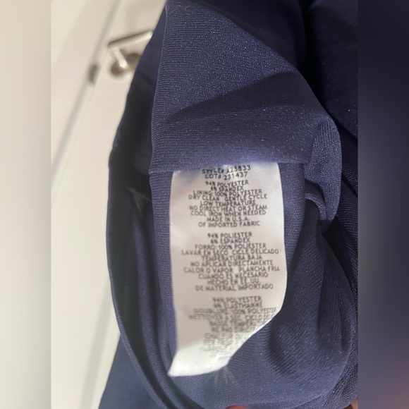 Betsy‎ & Adam Ruffled Tulip-Hem Sheath Dress size 4 - Picture 4 of 6